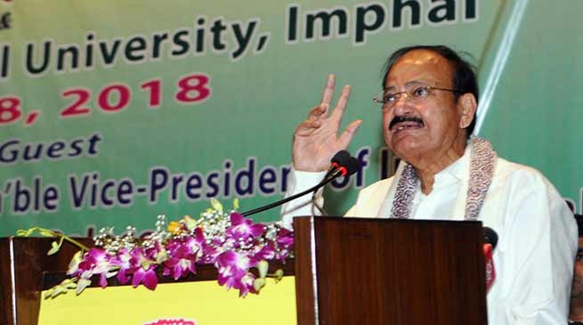 Manipur: Equip farmers with knowledge, insights and products- M. Venkaiah Naidu