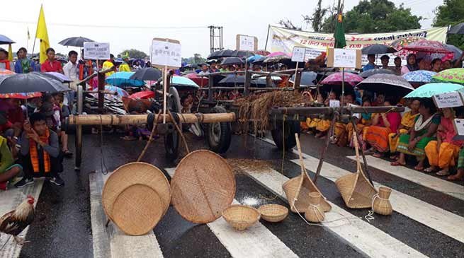 Assam: 5 Days National Highway Blockade by ABSU begins