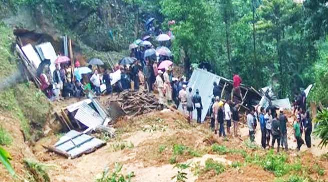 Manipur: 9 including 8 children killed in a massive landslide in Tamenglong