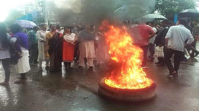 Assam: Bharat Bandh in Assam shows good response