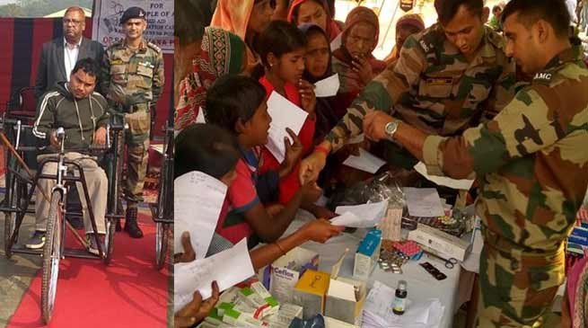 Assam: Army organises Medical Camp at Sipajhar and Kharupetia