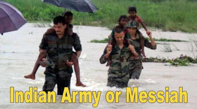 Army conducts large scale flood relief operations in Assam